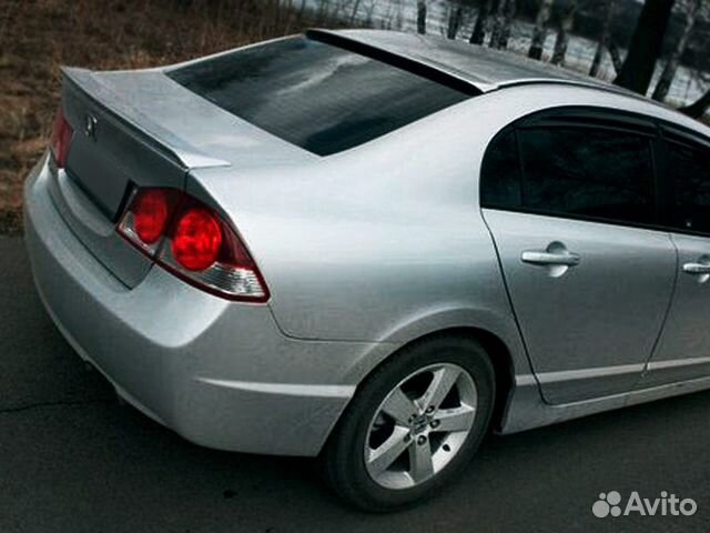 Накладка на заднее стекло козырек Honda Civic 4D