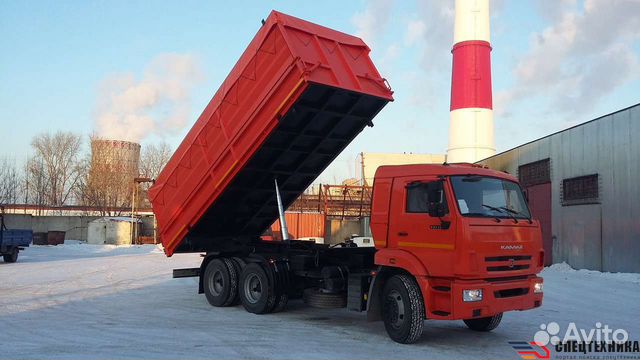 Самосвал камаз 65115 с духсторонней разгрузкой