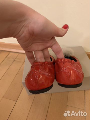 Балетки Santoni оригинал (натуральный мех) Балетки Santoni оригинал (натуральный мех)
