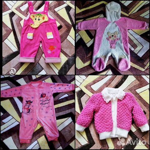 Одежда на девочку от рождения до года