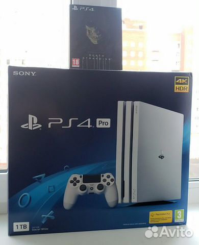 Sony PlayStation 4 pro 1tb с игрой Death Stranding Sony PlayStation 4 pro 1tb с игрой Death Stranding
