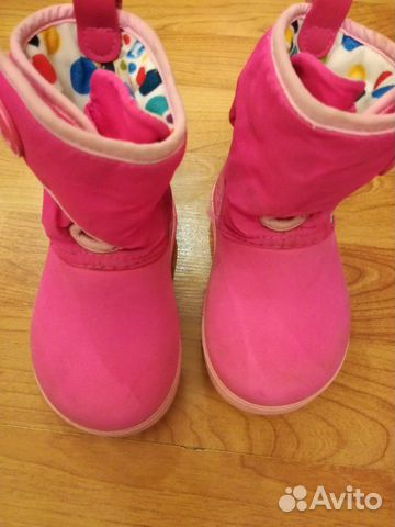 Сапоги зимние crocs c7