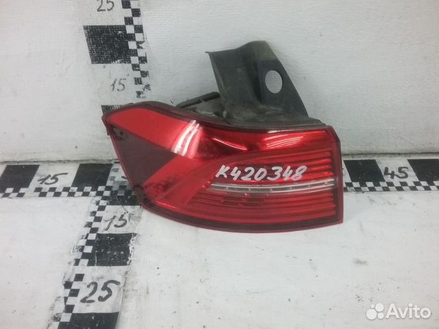 Фонарь задний лев наружный Volkswagen Passat B8
