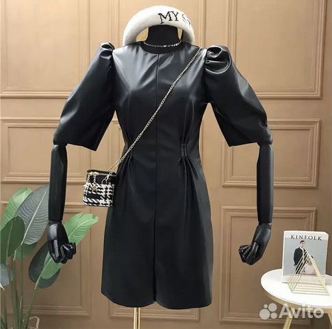 Новое кожаное платье Новое кожаное платье