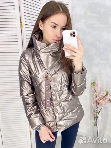 Куртка весенняя металлик Куртка весенняя металлик