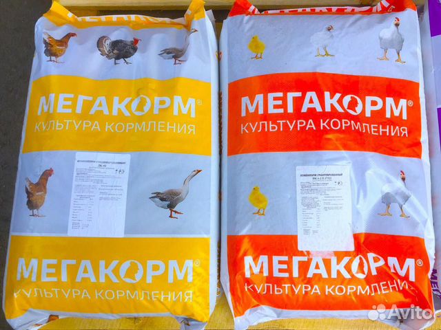 Комбикорм "мегакорм" для с/х птицы купить на Зозу.ру - фотография № 1