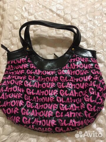 Cумка женская черно- розовая