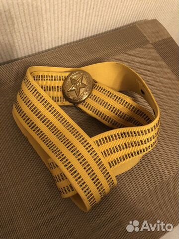 Ремень парадный офицерский. новый