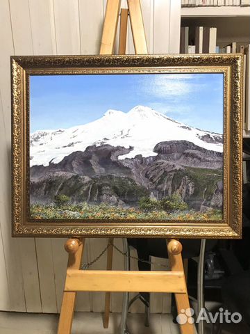 Картина «Эльбрус» холст, масло