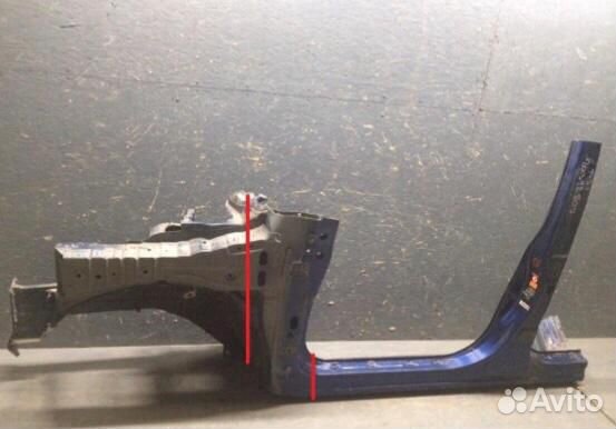 Лонжерон передний левый Nissan X-Trail (T31)