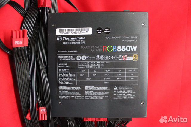 Блок питания thermaltake Toughpower Grand RGB 850W 89509501844 купить 5