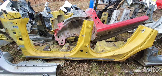 Порог левый на Опель корса Д хетчбэк