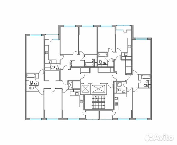 3-к квартира, 81.1 м², 4/13 эт.