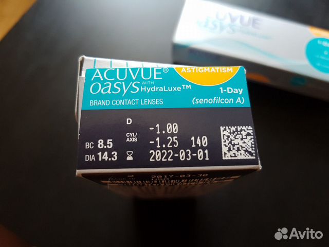 Астигматические контактные линзы 1 Day Acuvue Oasy Астигматические контактные линзы 1 Day Acuvue Oasy