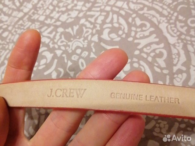 Ремень новый кожаный j crew
