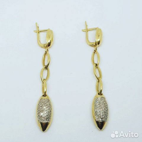 Золотой комплект с бриллиантами Золотой комплект с бриллиантами