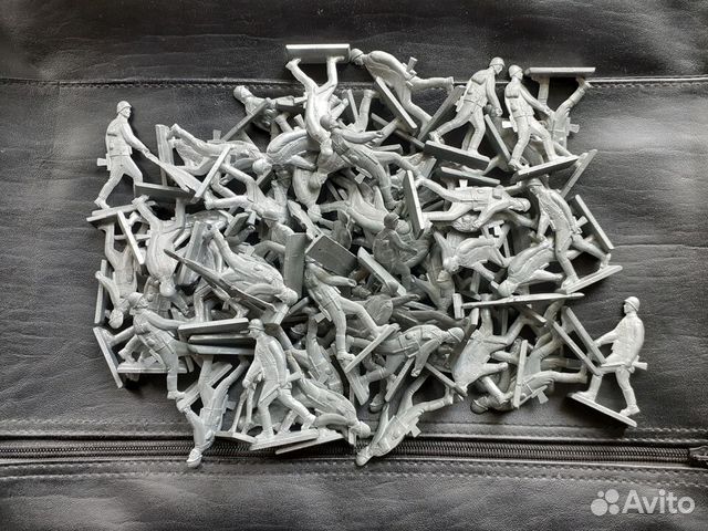 Железные солдатики пехотинцы СССР 132 штуки