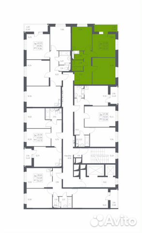 2-к квартира, 55.3 м², 6/14 эт. 2-к квартира, 55.3 м², 6/14 эт.