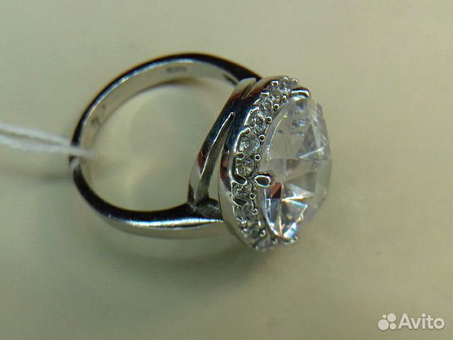 Серебро 925 пробы,Кольцо с Горным Хрусталём новое