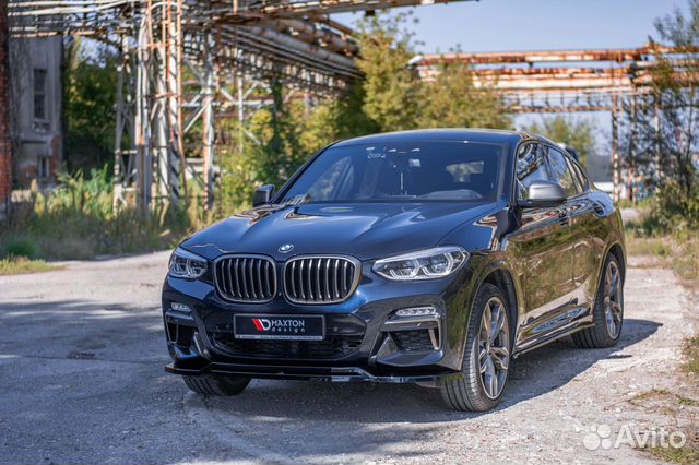 Сплиттеры лезвия порогов для BMW X4 G02 в М пакете Сплиттеры лезвия порогов для BMW X4 G02 в М пакете