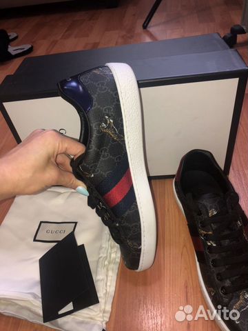 Кроссовки / кеды Gucci ace gg supreme tigers Кроссовки / кеды Gucci ace gg supreme tigers