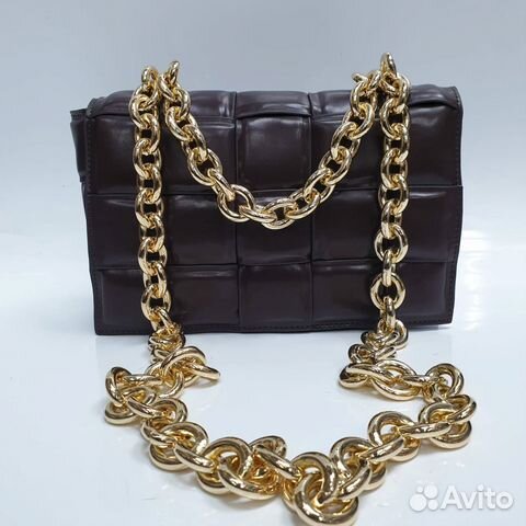 Женская Сумка Bottega Veneta с цепью Женская Сумка Bottega Veneta с цепью