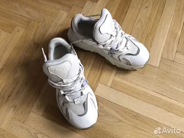 Белые кроссовки ASH оригинал