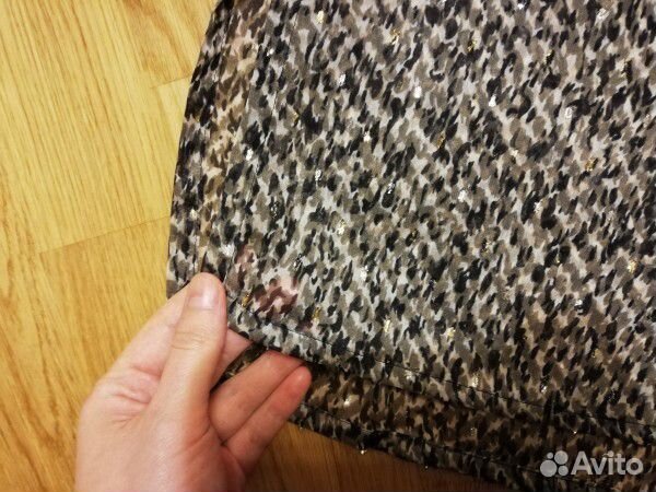 Блузка с анималистичным принтом