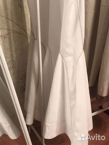 Свободное белое платье миди ASOS white