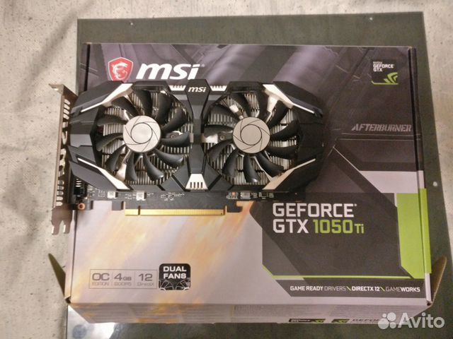 Видеокарта MSI GTX 1050TI 4gb