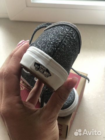 Детские Кроссовки Кеды Vans серебряные Детские Кроссовки Кеды Vans серебряные