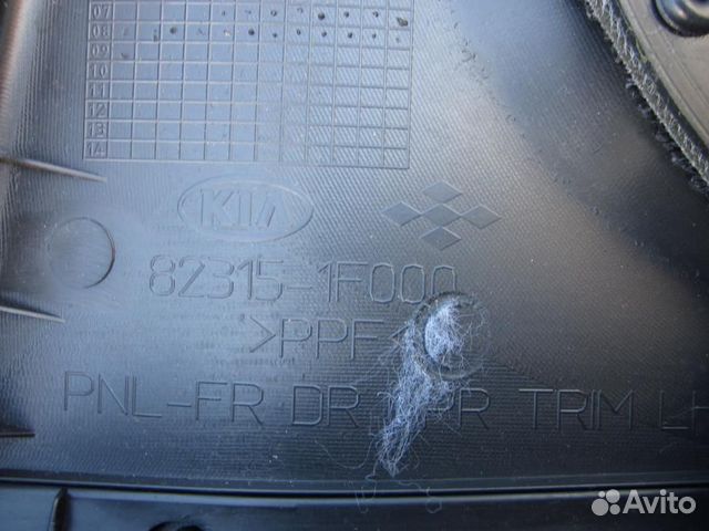 Обшивка двери передней левой 823151F000 Kia Sport Обшивка двери передней левой 823151F000 Kia Sport