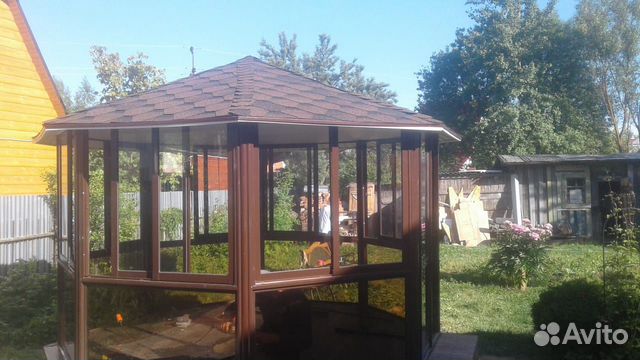 Беседки из алюминиевого профиля Беседки из алюминиевого профиля