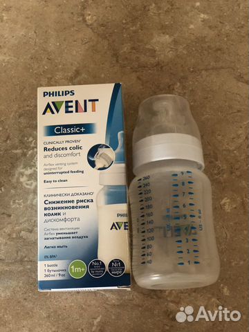 Бутылочка Philips Avent серии Classic 260 мл