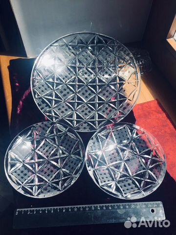 Хрусталь. Блюдо. Вазы. СССР