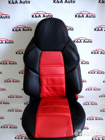 Чехлы на сиденья Авто из экокожи (Recaro)