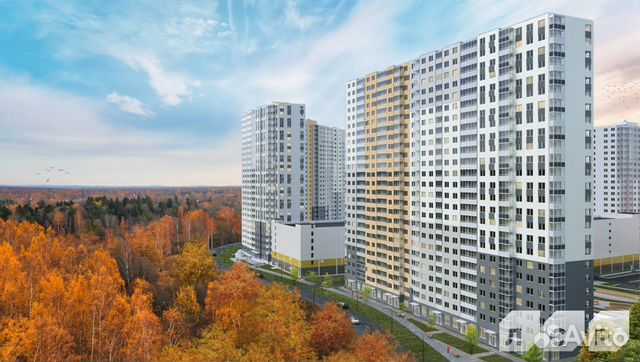 1-к квартира, 36.6 м², 16/22 эт.