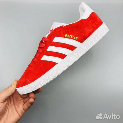 Кроссовки Adidas Gazelle красные Кроссовки Adidas Gazelle красные
