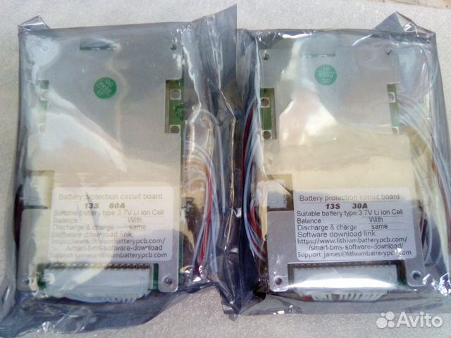 Smart блютуз BMS (бмс) 48 / 60V Li-ion 13s / 15s