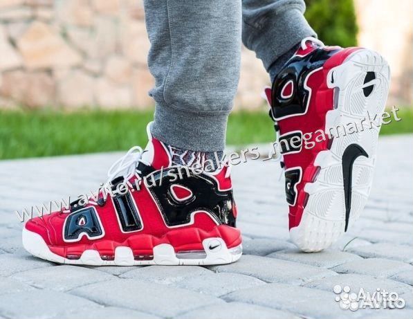 Кроссовки Nike Air More Uptempo Red (36-45) Кроссовки Nike Air More Uptempo Red (36-45)