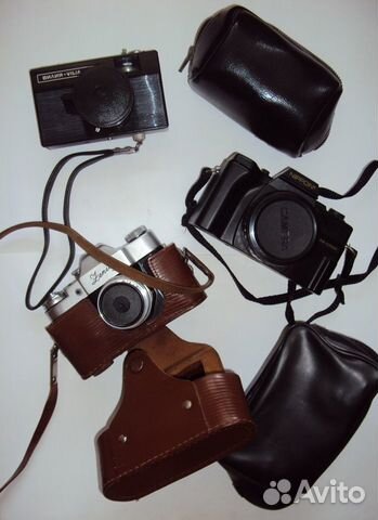Фотоаппараты СССР винтаж Zenit, Киев, Vilia