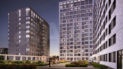 1-к апартаменты, 41.8 м², 2/12 эт.