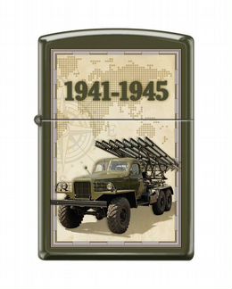 Зажигалка zippo Катюша Green Matte