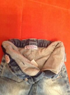 Утепленные джинсы и кофточка на мальчика 3-6 мес