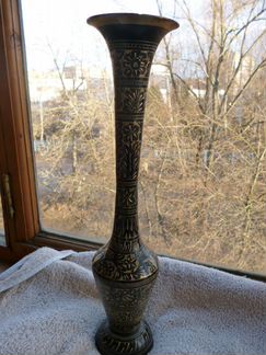Вазы(латунь) Индия. 70-г.Клуазоне.Китай.50-г