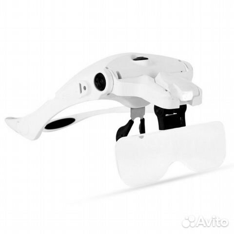 Налобная лупа с подсветкой