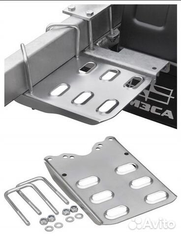 Подножка для лодочного прицепа, проф труба 80(100)