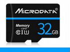 Карта памяти MicroSD 32Гб Новая с Адаптером