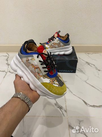 Versace Chain Reaction Yellow Blue