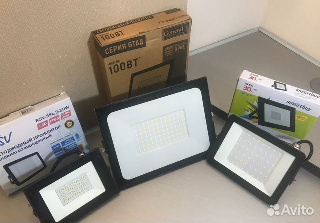 Прожектор светодиодный уличный 20,30,50,100,200Вт